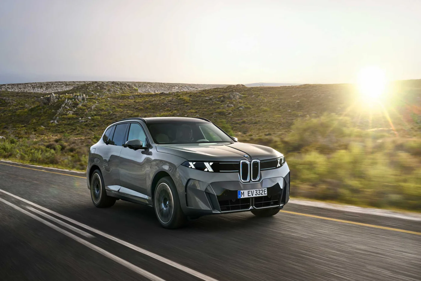 BMW iX5 60 xDrive auf einer offiziellen BMW Presseaufnahme.